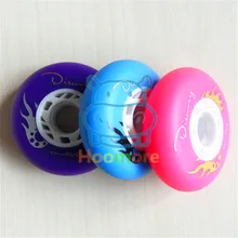 [72 мм 76 мм 80 мм] скользящее колесо для катания на коньках с твердостью 90А, синий фиолетовый розовый прочный PU маленькая матовая поверхность