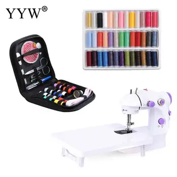 

Mini Electrec Sewing Machine With Sewing Bag & Extension Table Tools For Home Handheld Sewing Machines Speed Multifunction Sew