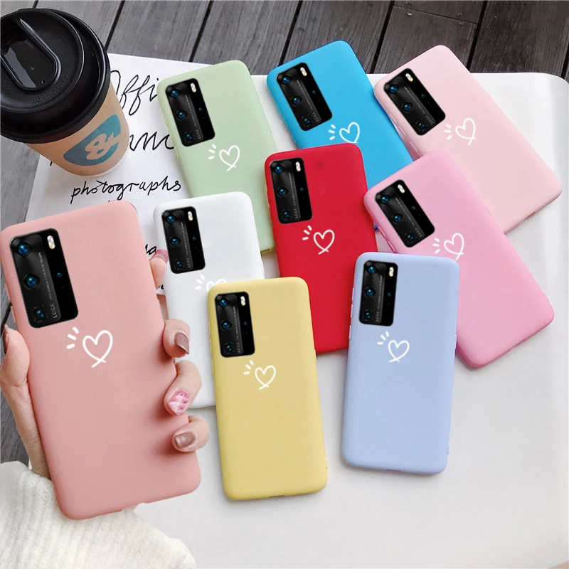 

Matte Candy Phone Case For Huawei Nova 2i 3i Y5 Y6 Y7 Prime P smart Plus 2018 2019 Soft TPU Back Cover Case For Honor 20 30 Pro