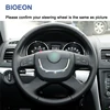 Black PU Artificial Leather Steering Wheel Cover for Skoda Octavia Superb Yeti 2009 2010 2011 2012 2013 Roomster Fabia ► Photo 2/6