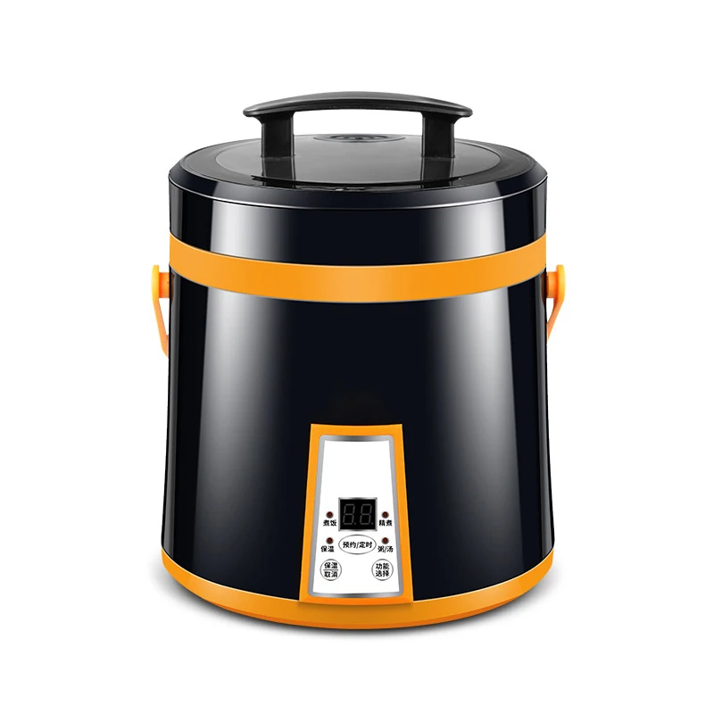 

110V 1.6L rice cooker portable student cooker lunch warmer electric lunch box steam cooker mini rice cooker soup container