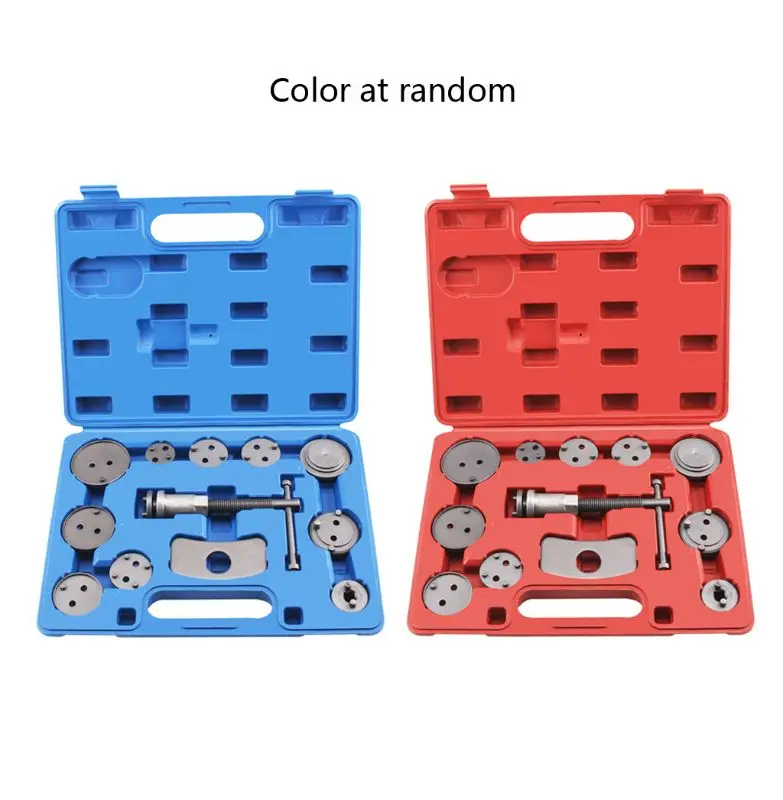 

12pcs Car Disc Brake Caliper Wind Back Pad Pump Piston Universal Repair Tool