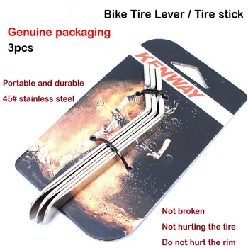 

3pcs Professial Bicycle Tire Lever Tyre Spoon Iron Changing Tool Bike Tire Levers Multifunctional repair tool tire repair caster