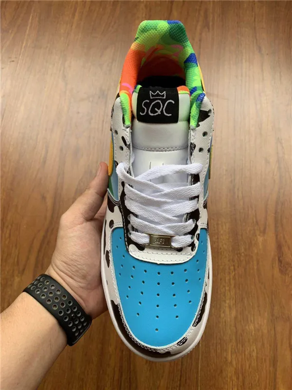 NIKE Air Force 1 bajo estampado de vaca superior de los hombres zapatos de  alta calidad deportes talla de zapatillas Eur 40 45|Zapatillas de correr| -  AliExpress
