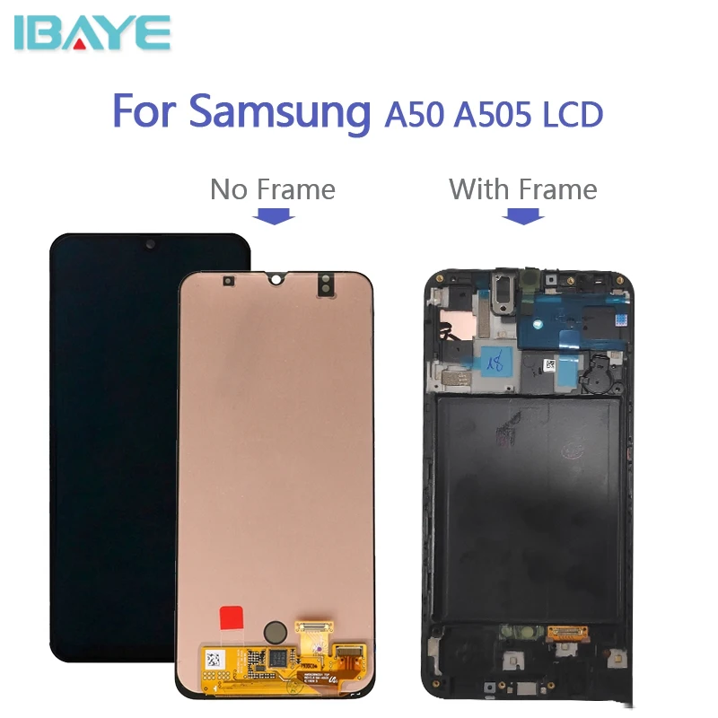 

100% Original For Super Amoled For Samsung Galaxy A50 SM-A505FN/DS A505F/DS A505 LCD Display Touch Screen Digitizer Assembly