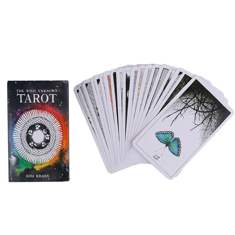 Magic Wild-unknown Oracle Cards Earth Magic: read Fate Tarot карточная игра для личного использования настольная игра 78-Card Deck