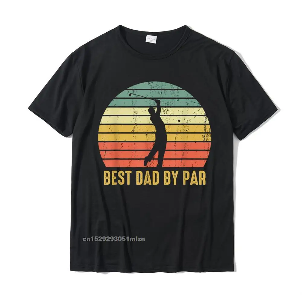 Camisa Leisure Short Sleeve T Shirt Labor Day Round Neck Pure Cotton Men's T-Shirt Leisure Sweatshirts Funny Free Shipping Mens Best Dad By Par Funny Golf Gift For Men Fathers Day Golfer T-Shirt__4655 black