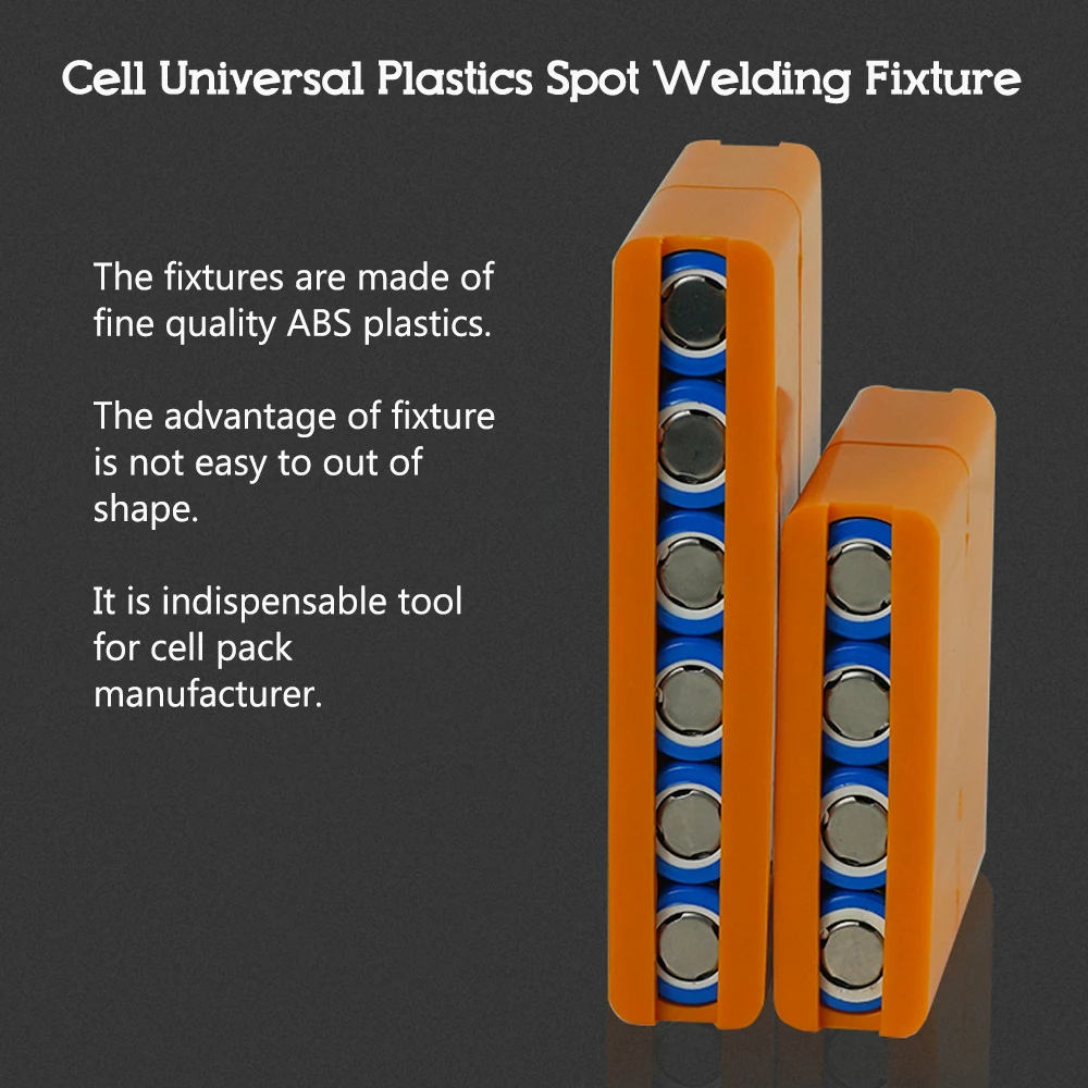 18650 клетка универсальный пластмассовый точечный сварочный прибор для точечной сварки пластмассы для электропитания комплект литиевых батарей однорядный