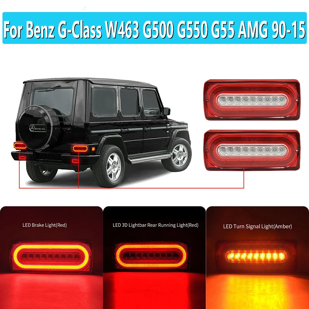 Задний светодиодный фонарь в сборе подходит для Benz W463 G-Class G55 AMG G500 G550 динамический
