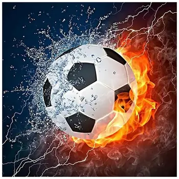 

Full Square Diamond 5D DIY Diamond Painting "Football" Embroidery Cross Stitch Rhinestone Painting Home Decor