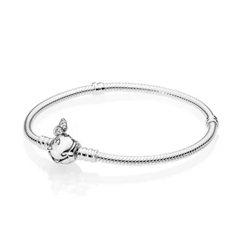 

2019 NEW 100% 925 Sterling Silver Shimmering Portrait Moments Bracelet For DIY Europe Beaded Original Fashion Gift