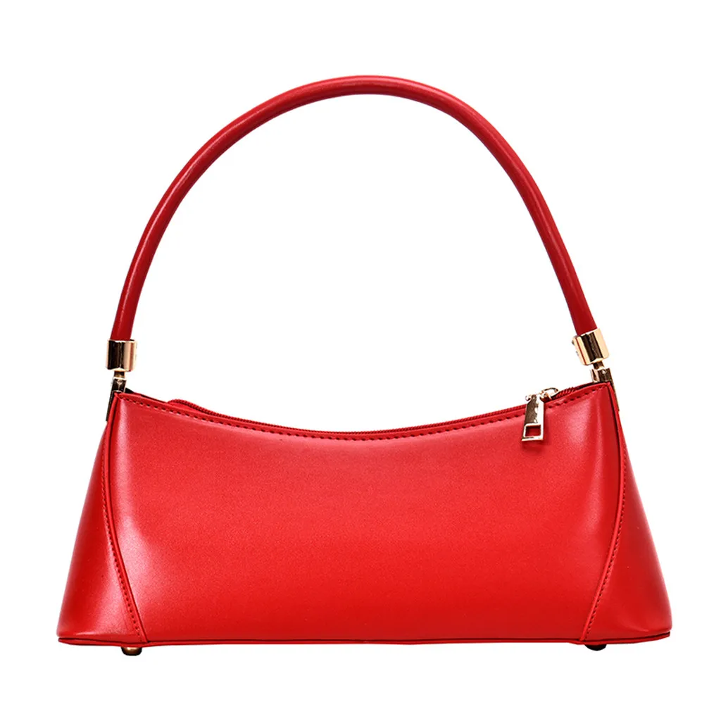 Роскошные сумки женские дизайнерские новые сумки повседневные однотонные сумки через плечо сумки для монет для женщин однотонные сумки torebki - Цвет: Красный