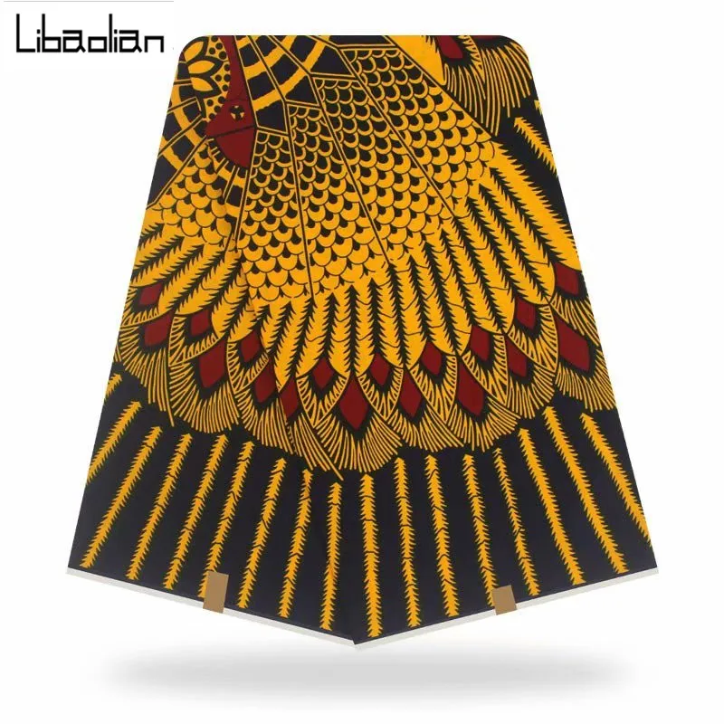 Гарантированный голландский настоящий воск Африканский принт ткань хлопок pagne africain горячий воск настоящий F912-01