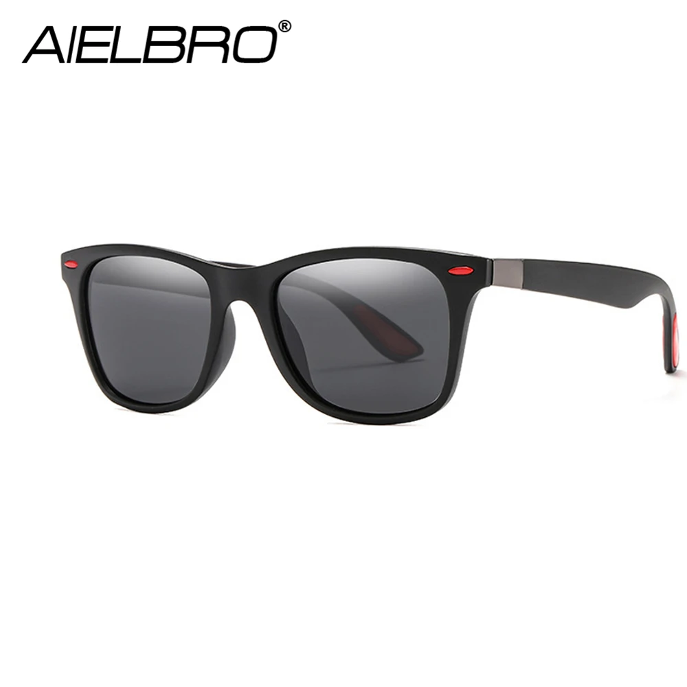 AIELBRO New Men's Glasses Sunglasses for Women 2020 Men's Sunglasses Outdoors Sports Square Driving Accessories Goggle UV400