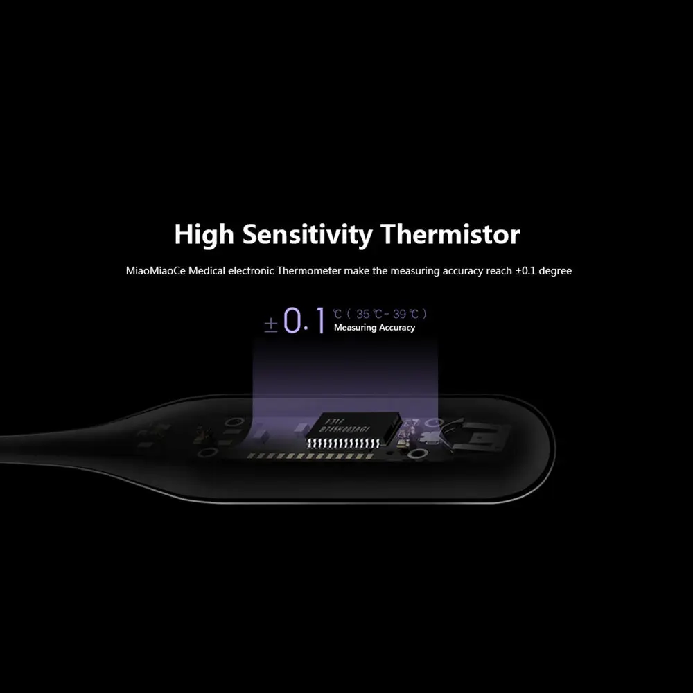 Xiaomi miaomiomice цифровой медицинский термометр Cfda прецизионные Термометры для детей и взрослых