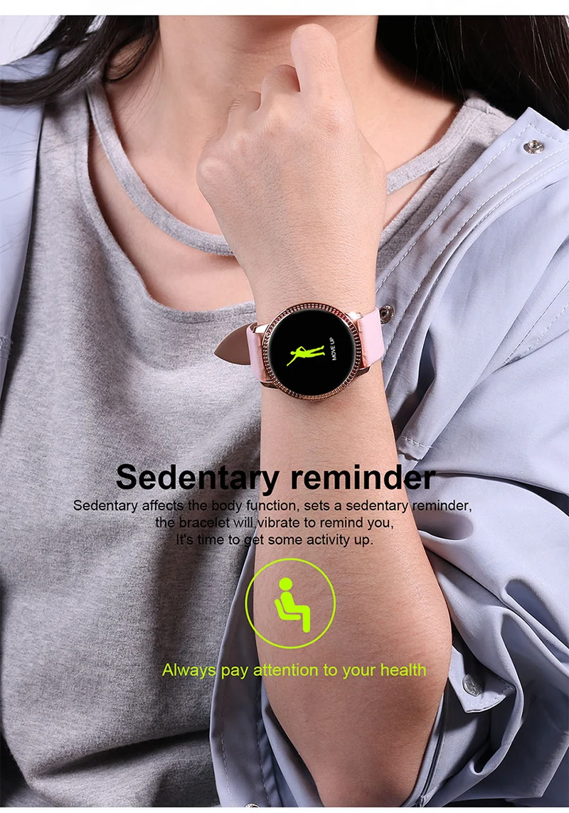 TJBHNN Смарт-часы женские Беговые Reloj монитор сердечного ритма Bluetooth Шагомер сенсорные умные спортивные часы для бега