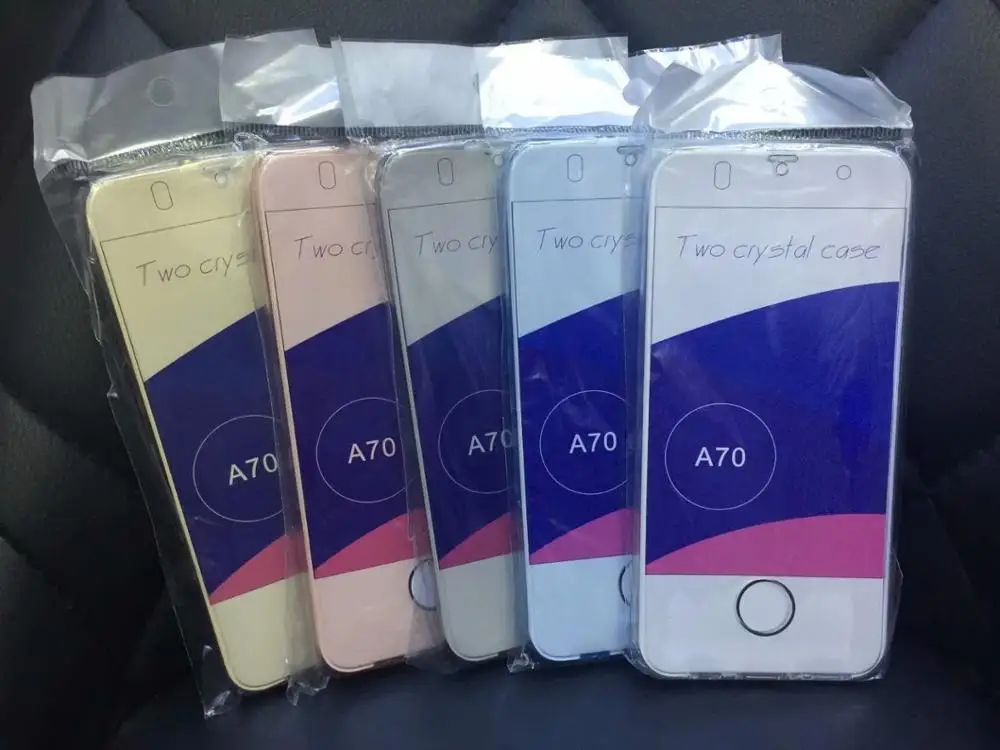 Модный 360 Полный сенсорный чехол для samsung Galaxy A20E A40S TPU Передняя Задняя крышка A70 A9