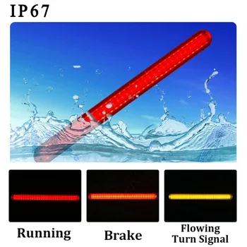 

Lamp Tail Light Strip Replacement Truck Trailer Super bright Transparent
