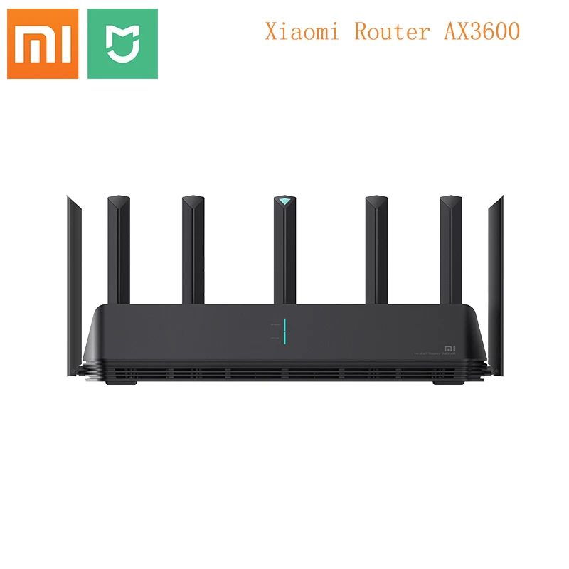 Роутер Xiaomi AX3600 AIoT Wi Fi 6 WPA3 Wifi6 600 Мб двухдиапазонный 2976Mbs гигабитная скорость Qualcomm A53