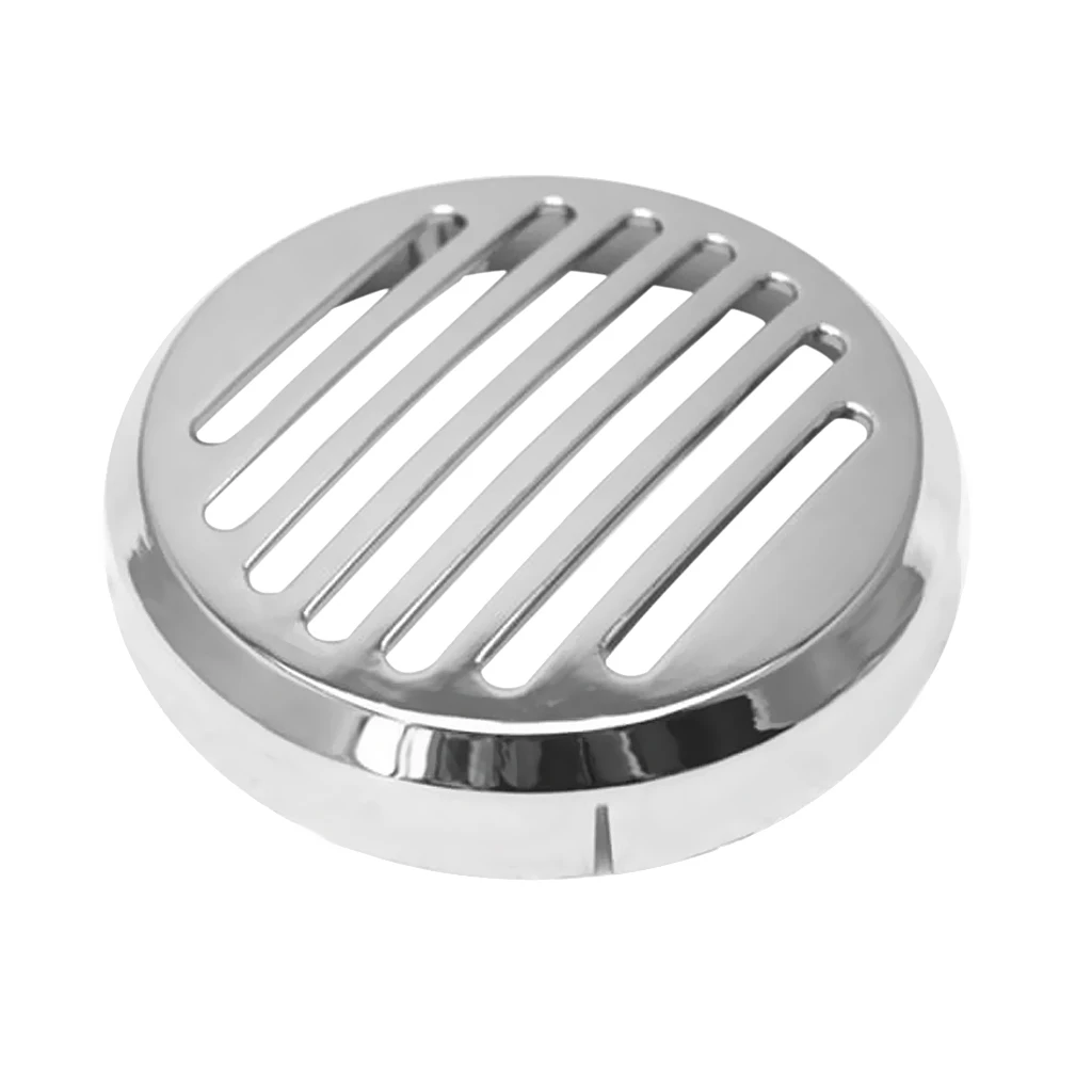 3.5' Round Slotted Horn Cover For Honda VLX VTX VT Shadow Sabre Cruiser Bike Motorbike Horn Cover Motorcycle Accessories