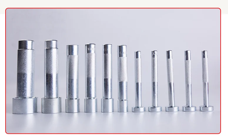 1 Set Handmade Metall Ösen Form Werkzeug 3,5-20mm Ösen Werkzeug Tülle installation Carbon Stahl DIY Zubehör Hohe qualität – Detail 4