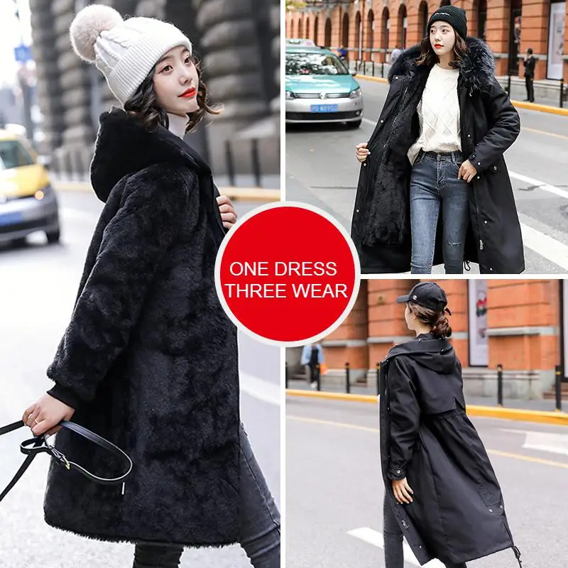 SAMGPILEE -30 градусов одежда для снежной погоды Длинные парки зимняя куртка Для