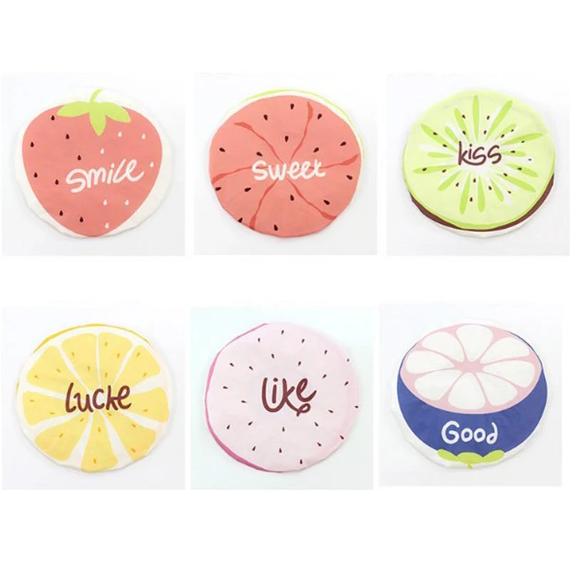 

Women Cute Fruit Pattern Shower Cap Cartoon Women Bathing Shower Cap Shampoo Cap Color Letter Shower Cap Cozy