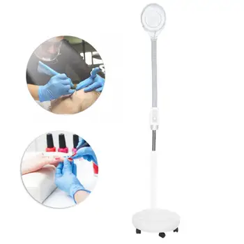 

Portable 3X Diopter LED Magnifying Floor Stand Lamp Cold Light Tattoo Lamp with Wheels for Beauty Slaon Use Tattoo Makeup Lighjt