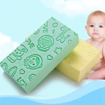 

Bath Sponge Lace Printed Scrub Shower Baby Bath Scrubber Exfoliating Beauty Skin Care Sponge Face Cleaning Spa Bath Ball 1pc