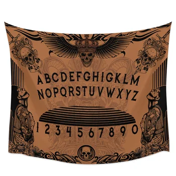 

Wall Tapestry Halloween Theme Witch Divination Board Pattern Tapestry Wall Hanging Home Decor Tapestries Bedroom