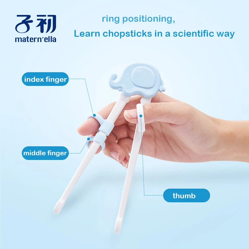 maternɾlla Learning Training Cartoon Chopsticks Reusable Enlightenment Learner Gifts Home Baby Products | Мать и ребенок