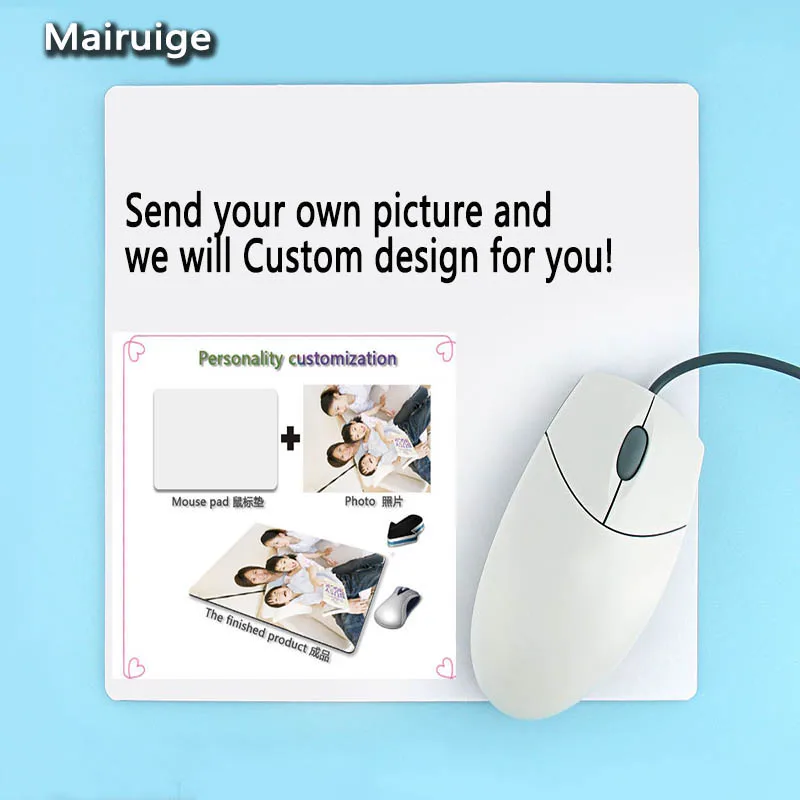 Send Your Own Picture Rectangular And Round Mouse Pad DIY MousePad Customize Your Own Mousepad Gamer Send Image As Mairuige gaming mousepad mouse pad
