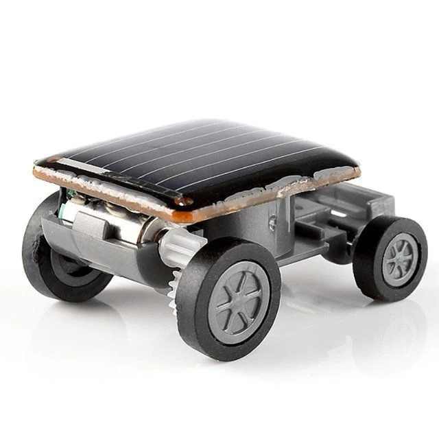 Funny smallest design solar energy car mini toy car intelligent car Solar Power Mini Toyr Educational Gadget Children Gift 3