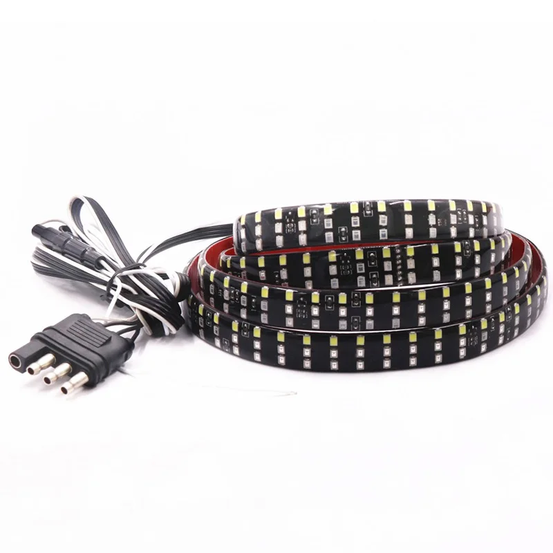

49 LED Truck Strip Tailgate Light 6 Modes 3-Row Reverse Brake Signal Tail Lamp