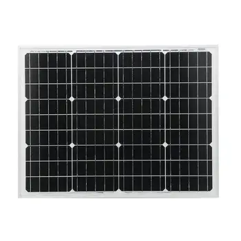 

FR High Efficiency Sunpower Charger 50W 12V Outdoor Solar Charging Device Portable Monocrystalline Solar Panel Module
