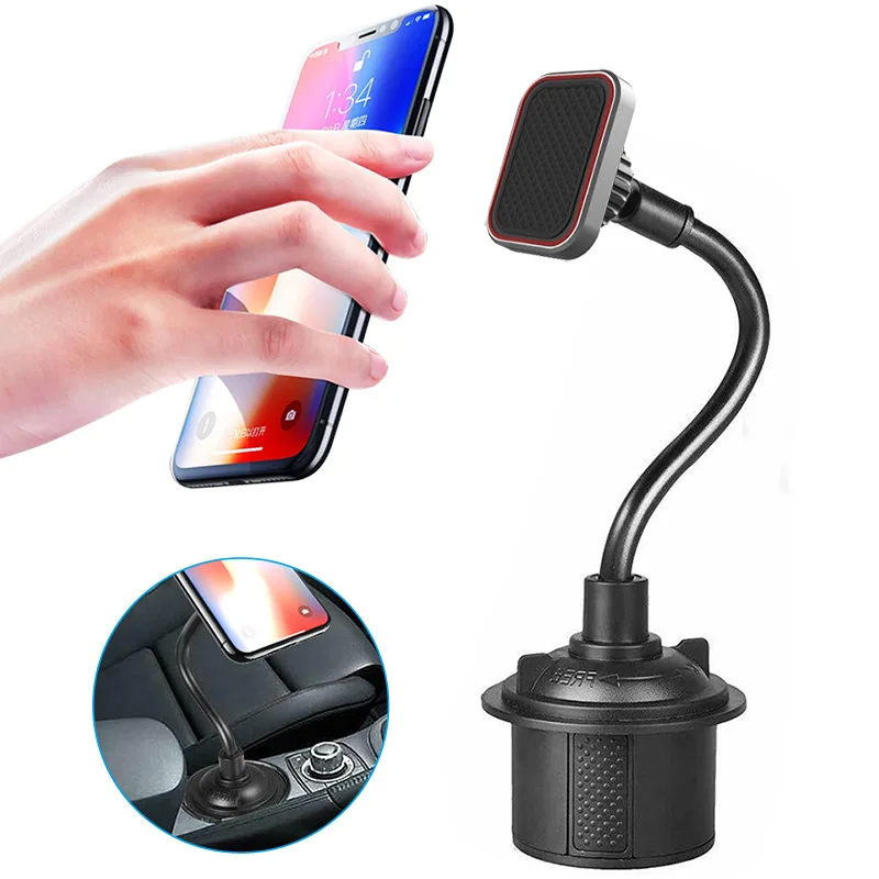 Car Phone Holder Mount, Phone Mount for Car Universal 360 Adjustable Phone  Holder , Car Cup Holder for All Smartphones