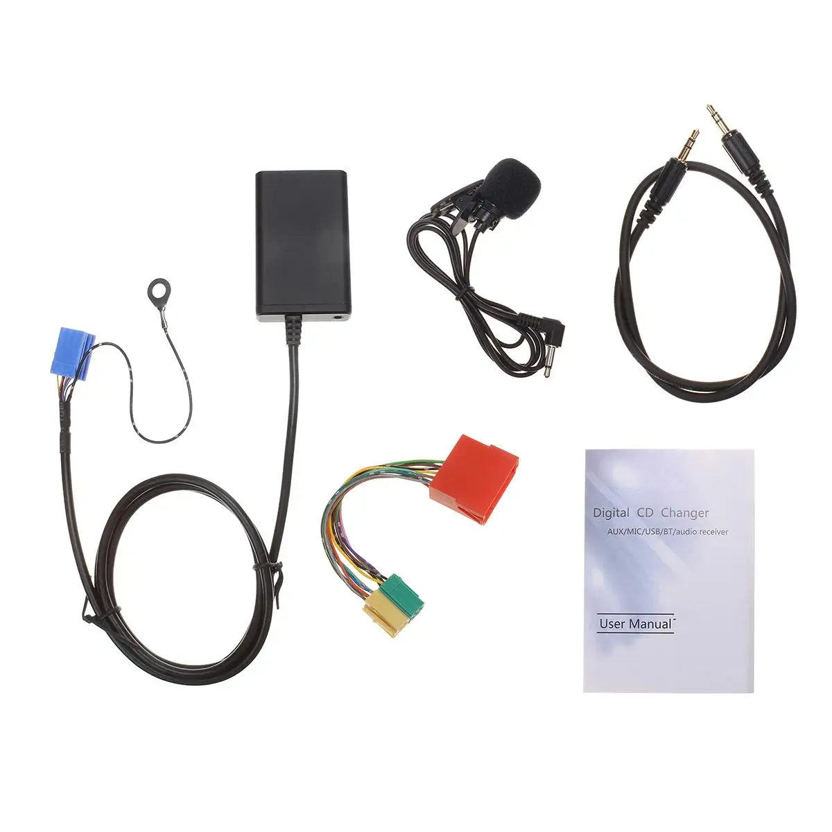 Автомобильный bluetooth Aux Handfree USB адаптер Музыка Аудио Aux-in кабель для Audi A3 8L 8P A4 B5-B7 A6 4B A8 4D