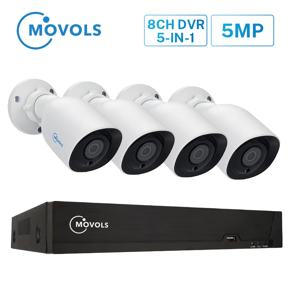 Tanio MOVOLS H.265 System monitoringu wizyjnego 5MP HD H.265 DVR