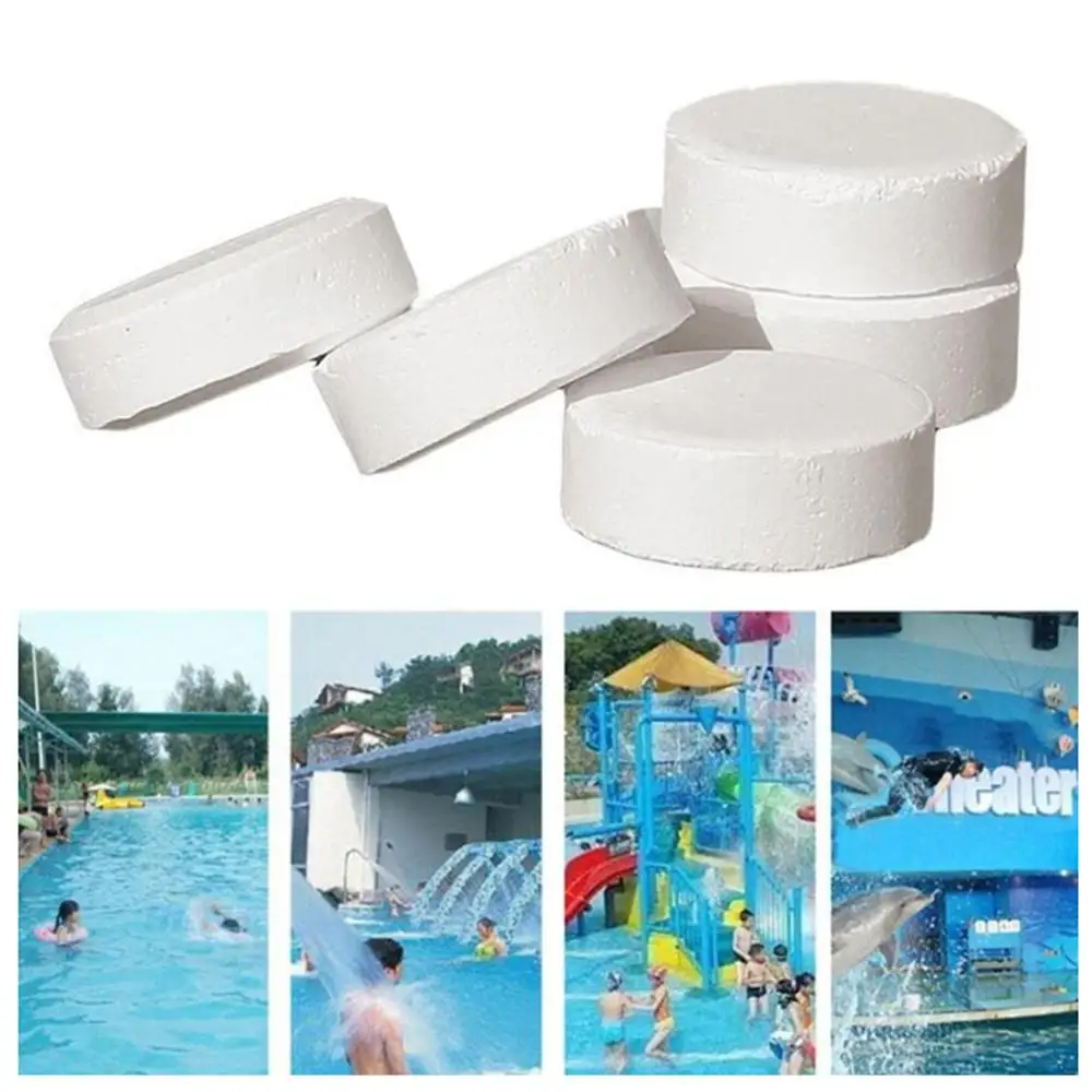 

100G swimming pool disinfection tablets swimming pool water disinfection algaecide swimming pool disinfection chlorine tablets