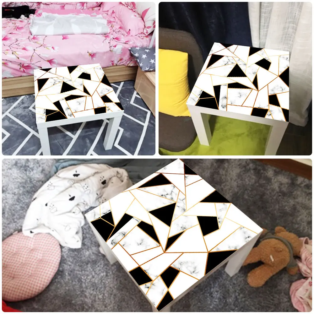 25 стилей DIY Наклейка для стола, мозаичная ткань, водонепроницаемая Съемная наклейка для мебели, Настенная Наклейка