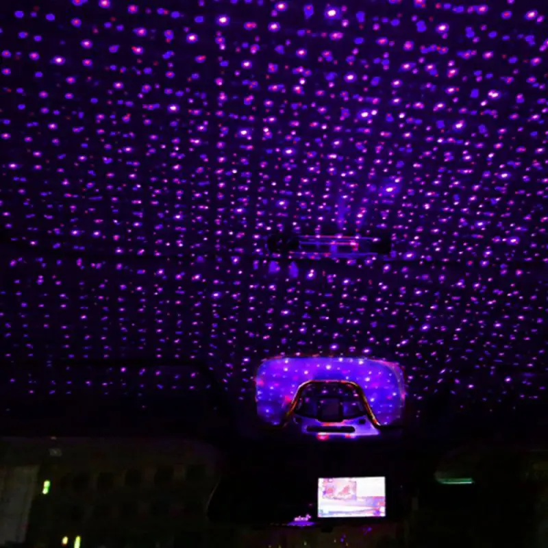 

2020 New USB Colorful LED Interior Ambient Atmosphere Galaxy Lamp Starlight Sound Control Roof Bulb Decoration Light Plug