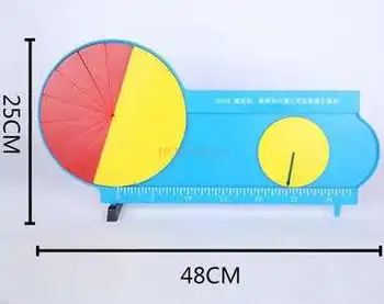 

Circle area Circumference calculation formula derivation demonstration model bisector demonstrator math teaching aids