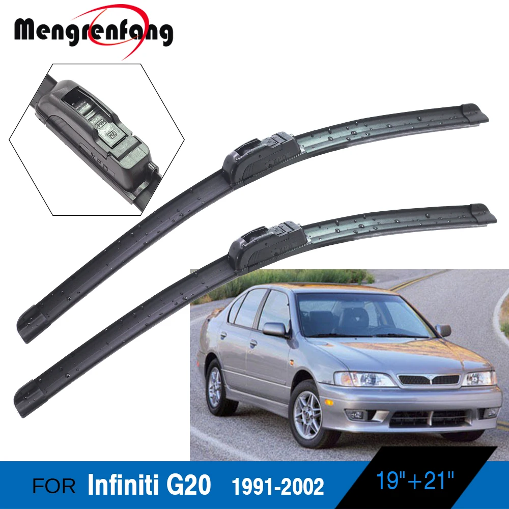For Infiniti G20 19912002 Car Front Windscreen Wiper Frameless Soft