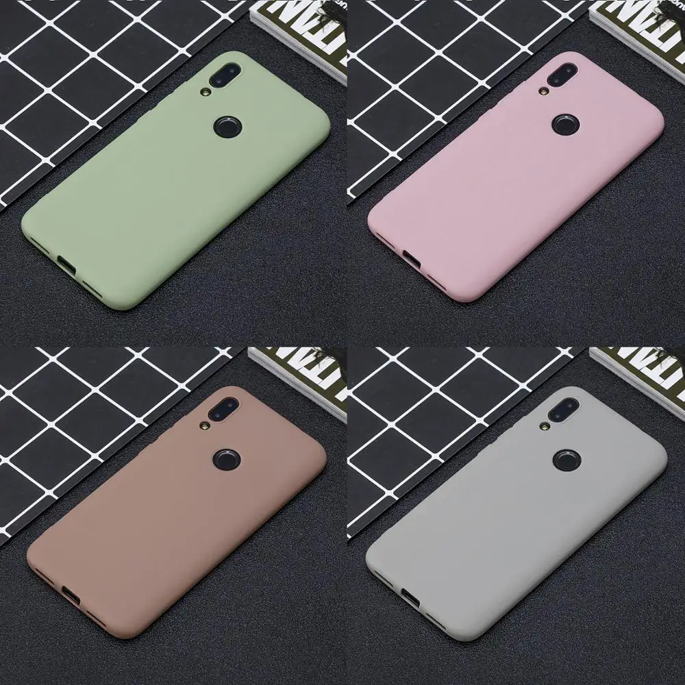 For Huawei honor 8X 7C 7A Case Ultra Thin Slim Soft Matte Silicone Back Cover Phone Cases Honor 9 lite Covers |