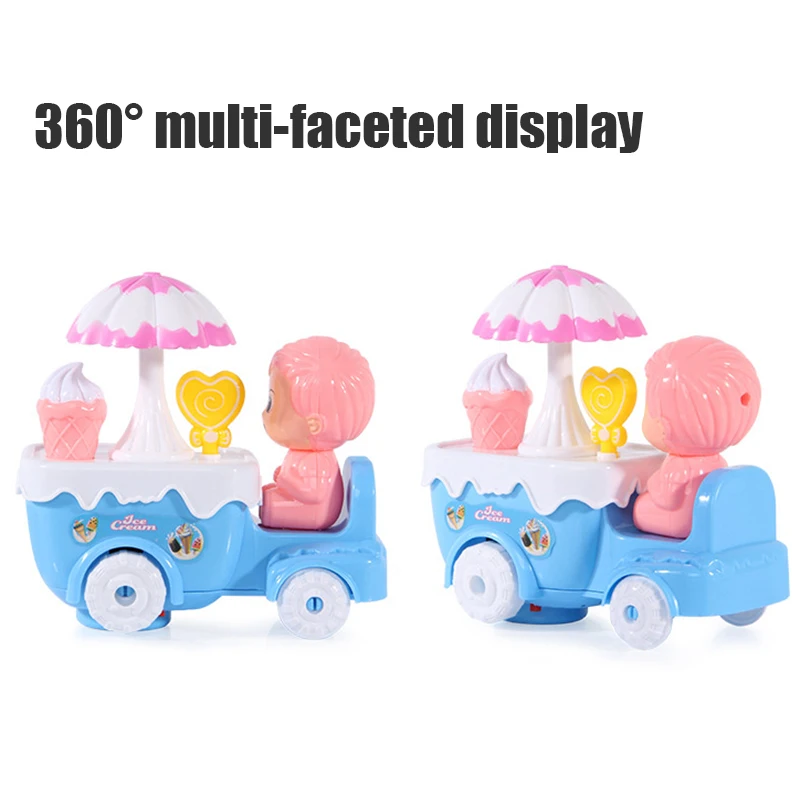 Новинка, электрическая мини-тележка Muic, игрушечный столик на колесиках для девочек