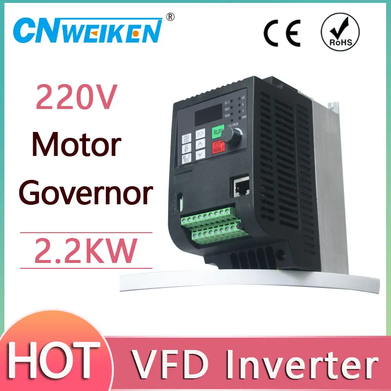 TOP QUIALITY 2.2KW 220V VARIABLE FREQUENCY DRIVE INVERTER VFD 3HP 10A  CNC 