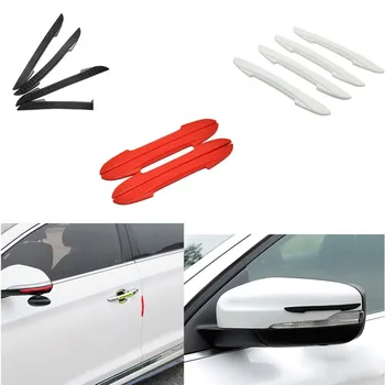 

4Pcs Car Side Door Edge Guard Bumper Trim Protector Stickers for Volkswagen Golf 4 5 6 7 Passat B6 B5 B7 MK6 Jetta Accessories