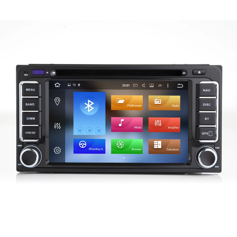 Clearance DSP Android 9.0 4GB 8 Core Car DVD Player for Toyota Rav4 Corolla Ex Vitz Hilux Terios Avenue Fortuner Prado with Radio GPS 1