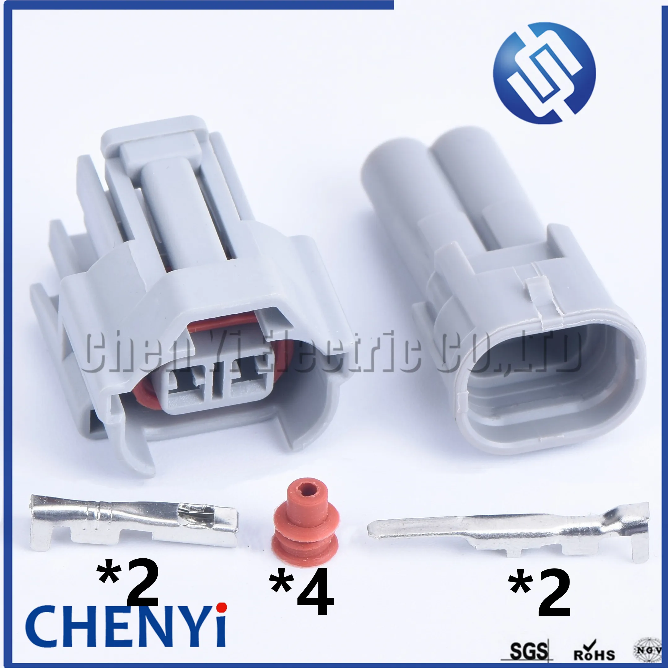 5 комплектов 2 Pin Nippon Sumitomo Denso верхний слот гнездовой разъем для топливной форсунки