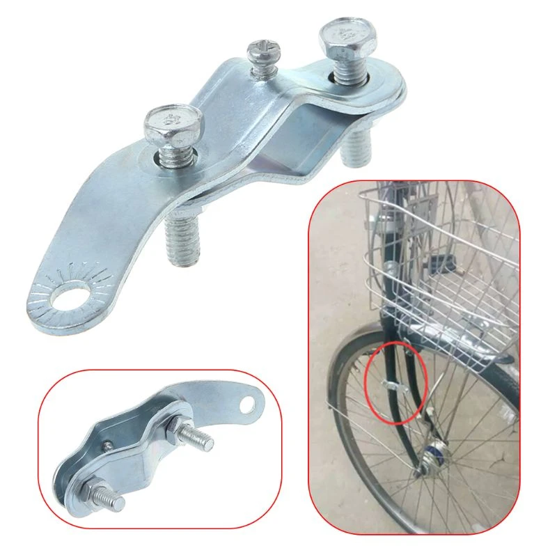 Soporte de luz motorizado para bicicleta de montaña, Dinamo de fricción, soporte de generador, faro y trasero, de bicicleta| -